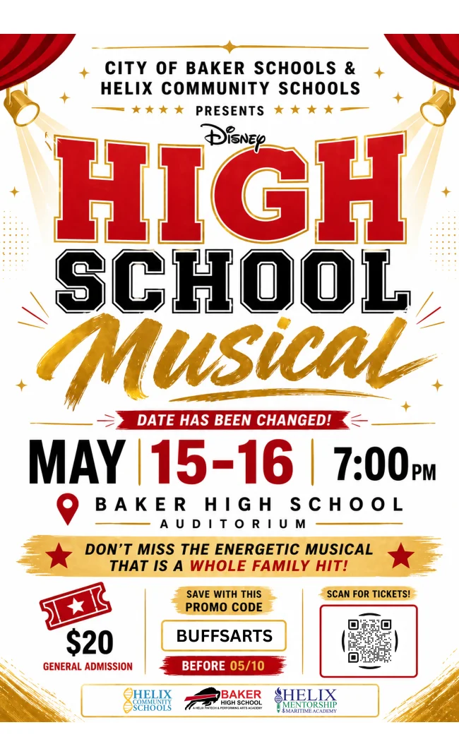 Flyer for High School Musical